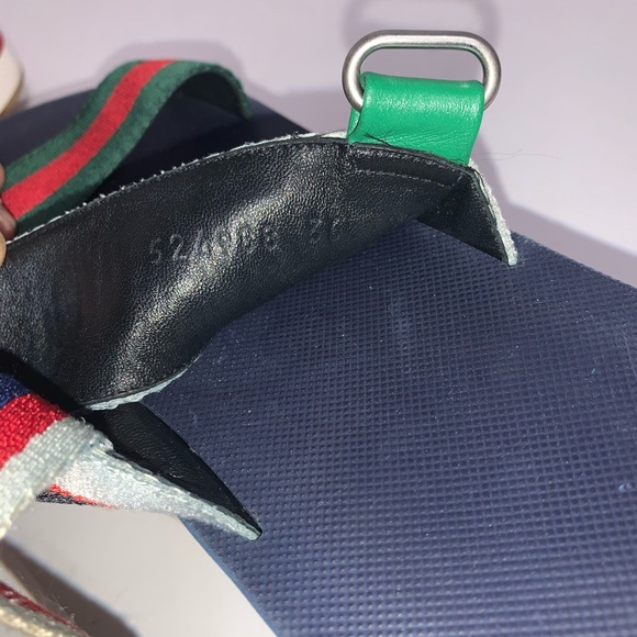 GUCCI BEDLAM SLINGBACK PLATFORM WEDGE SANDALS - Picture 3 of 5